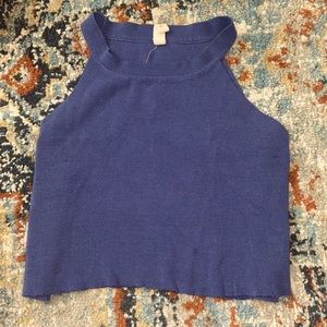 Blue tank top! NEVER WORN
